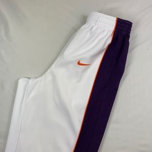 Nike Men’s White/Purple/Orange Track Pants Med